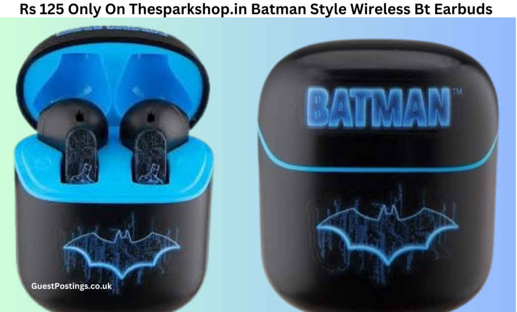 Rs 125 Only On Thesparkshop.in Batman Style Wireless Bt Earbuds